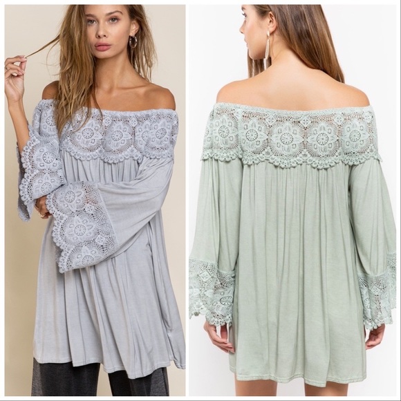 POL Make it Romance Lace Tunic - Picture 4 of 12